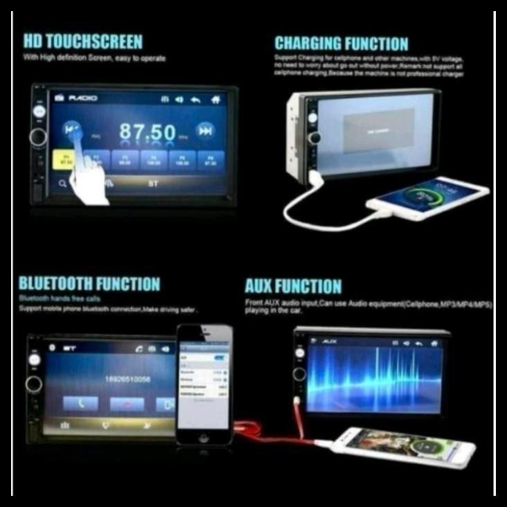 TERMURAH HEAD UNIT DOUBLE DIN MOBIL AYLA/AGYA DAN KAMERA MUNDUR 