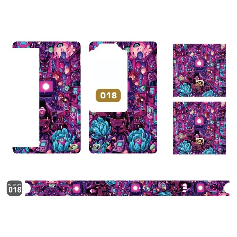 

*Premium Quality* Resikoid Fs Stiker Label B80 Cutting Logo Emblem 18 Garskin Custom Stiker Maxdecal Bkn Case COD