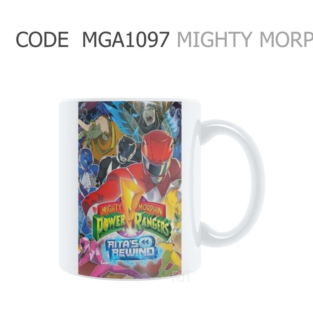 MUGLICIOUS MGA1097 MIGHTY MORPHIN POWER RANGERS RITAS REWIND Gaming Artwork Gelas Mug