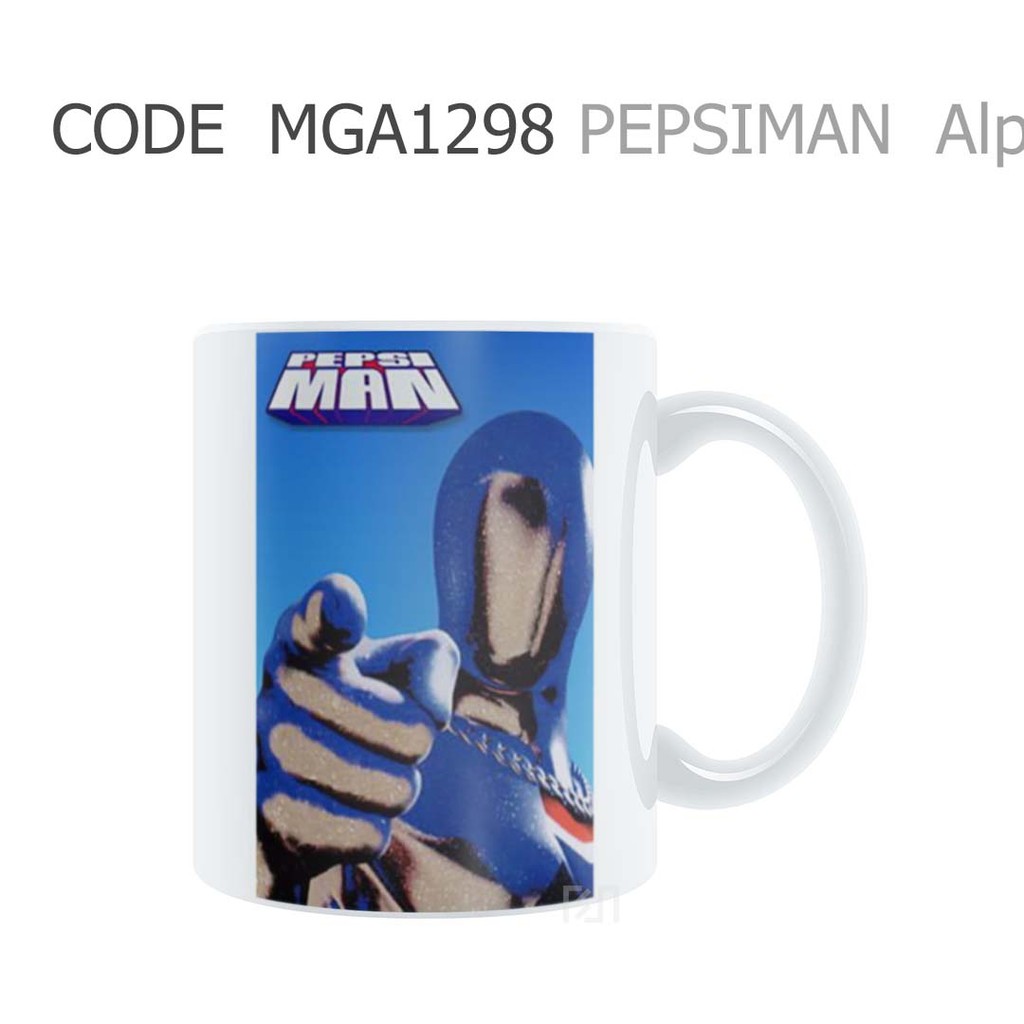 MUGLICIOUS MGA1298 PEPSIMAN Gaming Artwork Gelas Mug
