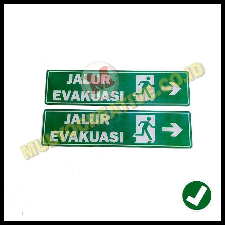 

TERMURAH PAPAN SIMBOL BAHAN AKRILIK - PAPAN TULISAN JALUR EVAKUASI MURAH !!!!!!