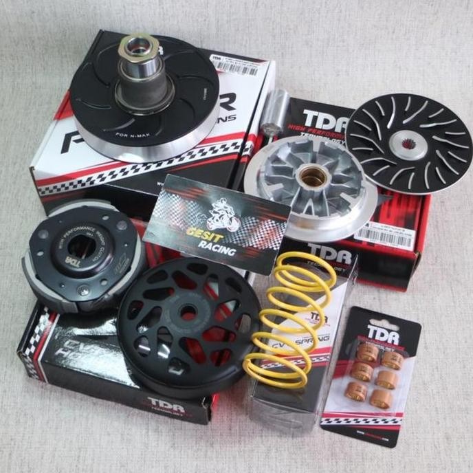PAKET KIRIAN CVT UPGRADE NMAX 2020-NMAX-AEROX TDR KAMPAS GANDA-PULLEY