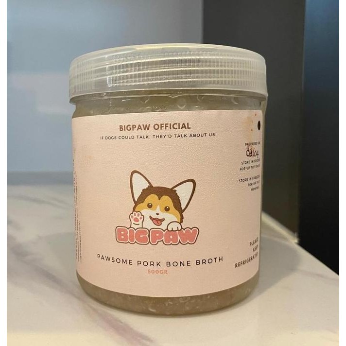 

Promo Pawsome Pork Bone Broth/Broth Babi Untuk Anabul/Doggy Natural 100% Huuman Grade COD