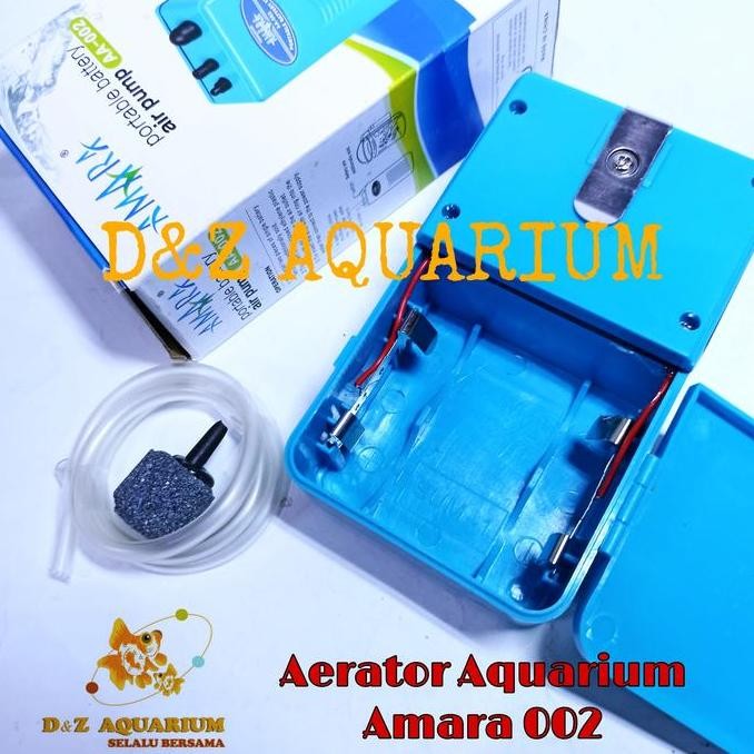 AMARA AA-002 AERATOR BATERAI PORTABLE POMPA UDARA AQUARIUM KOLAM