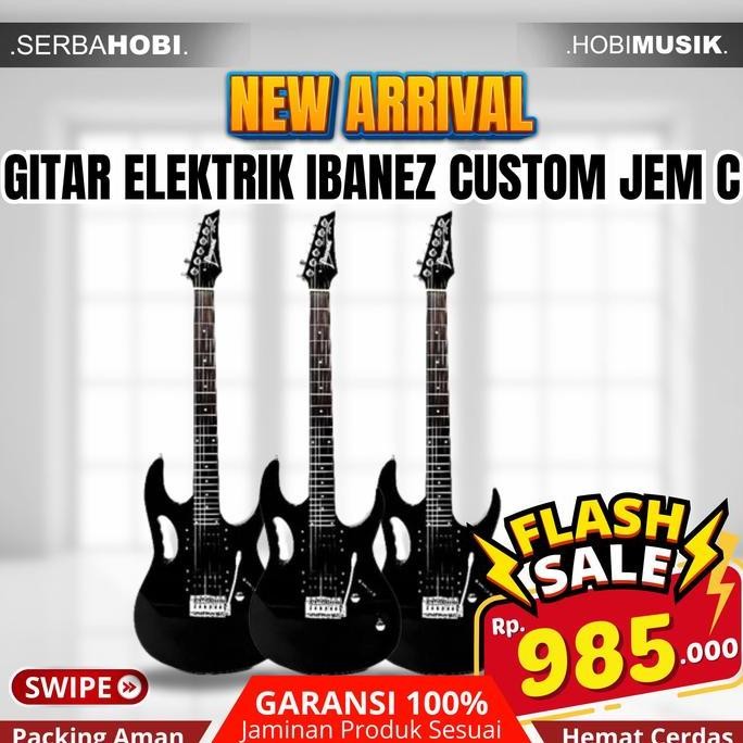 &<&<&<&] Gitar Elektrik Ibanez Custom Jem C / Gitar Listrik Ibanez Jem C