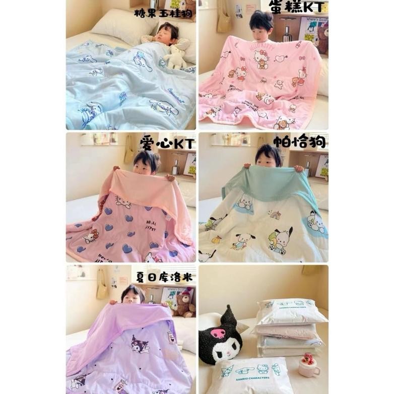 PROMO MINGGUAN Bedcover sanrio Bedcover anak sanrio selimut anak cewek cowok motip random