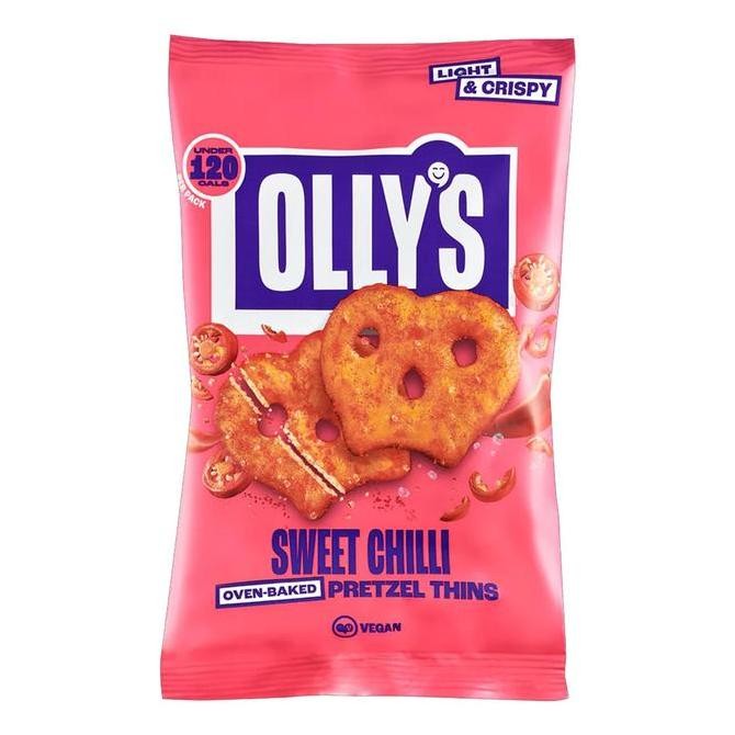 

Olly's Pretzels s Sweet Chilli Pretzel Thins 140G - Vegan