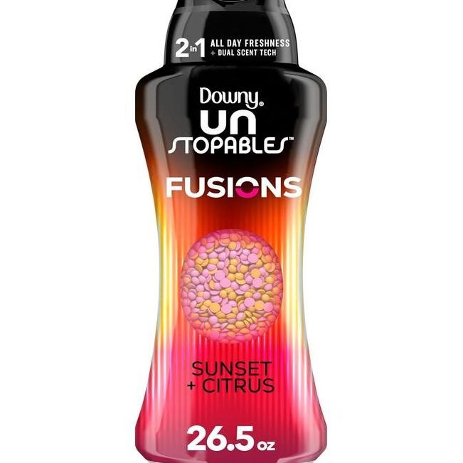 

Downy Unstopables Fusions In-Wash Laundry Scent Booster Beads, Sunset and Citrus, 26.5 oz (751g)