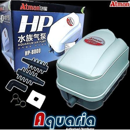 POMPA UDARA ATMAN HP8000 AERATOR AQUARIUM KOLAM KUAT TAHAN LAMA