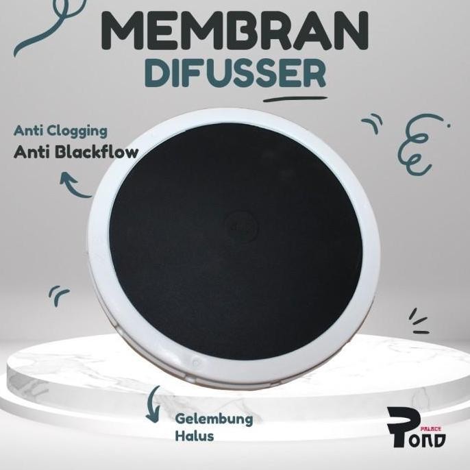 MEMBRAN KOLAM KOI 31 CM AIR DIFFUSER BOTTOM DRAIN AERATOR AQUARIUM