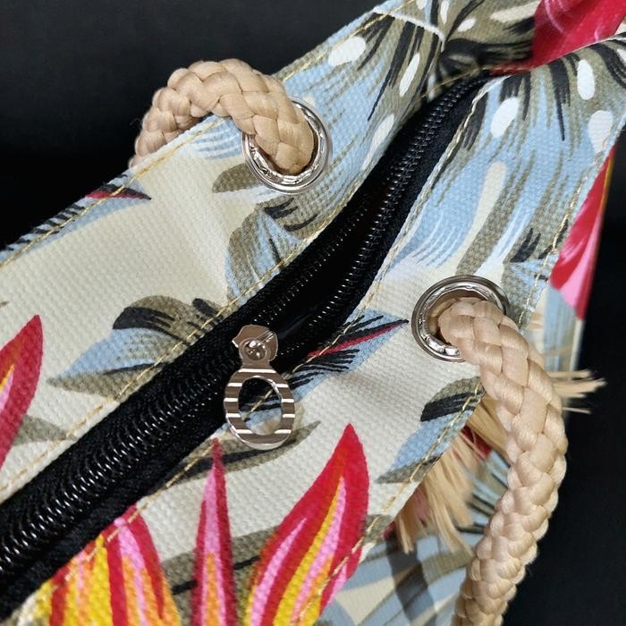 Tote Bag Kanvas Tali Sumbu Tote Bag Kekinian Tas Wanita Serba Guna