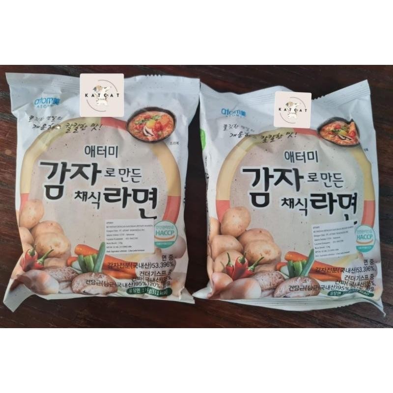 

AS Mie Ramen Potato ATOMY KOREA - Vegetarian, [5 bungkus]