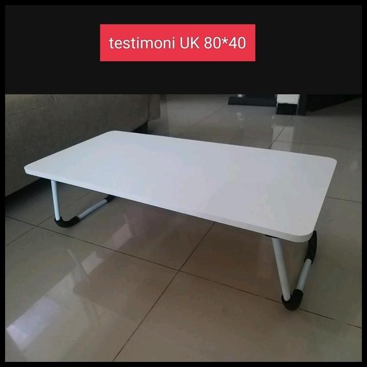 Terlaris meja laptop lipat / meja belajar ukuran jumbo 80*40 Best Seller