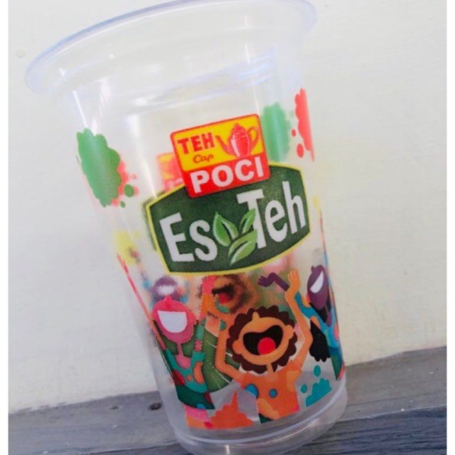 Cup/gelaspoci 16oz SLOP isi 50 cup teh poci 16 oz besar