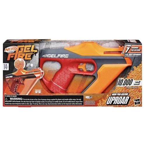 

Nerf Pro Gelfire Uproar Full Auto Blaster, 150 FPS, 10,000 Gelfire Rounds, 400 Round Hopper