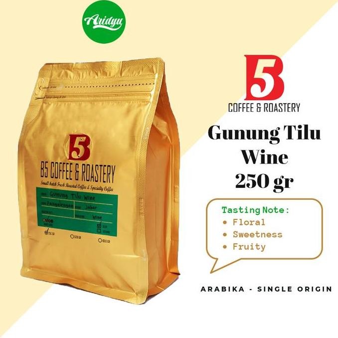 

:>:>:>:>] Kopi Arabika | Gunung Tilu Wine | Medium Roast 250 gr | B5 Coffee