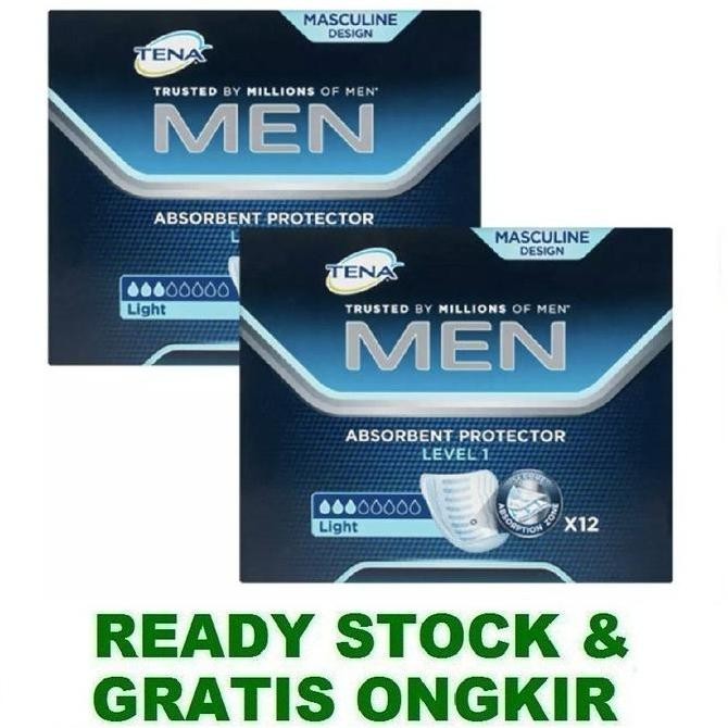 

TENA Men Absorbent Protector Level 1 Light 2 Boxes x 12s