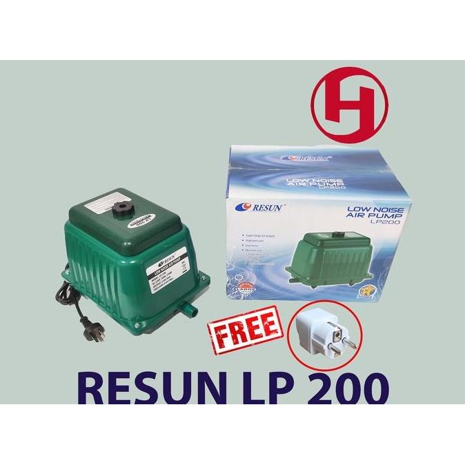 LP-200 POMPA UDARA LOW NOISE AIR PUMP BLOWER AERATOR KOLAM IKAN