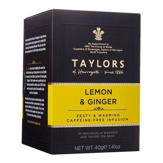 

Taylors Of Harrogate Lemon And Ginger Infusion 20s
