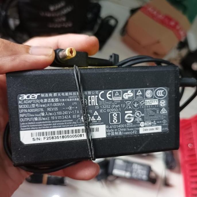 Charger Second Acer Laptop Notebook Aspire MURAH