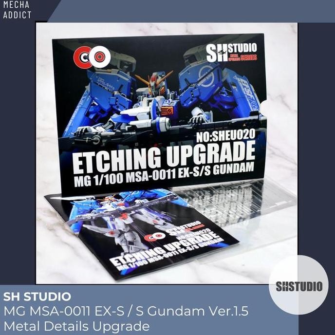baru MG Gundam EX-S / S Photo Etch Metal Detail Up by SH Studio