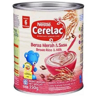 

Nestle Cerelac Infant Cereal - Brown Rice & Milk (6 Months) 350g