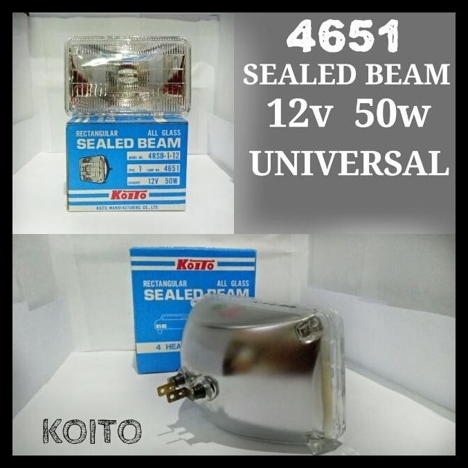 DISKON SEALED BEAM "KOITO" 12V 50W UNIVERSAL 