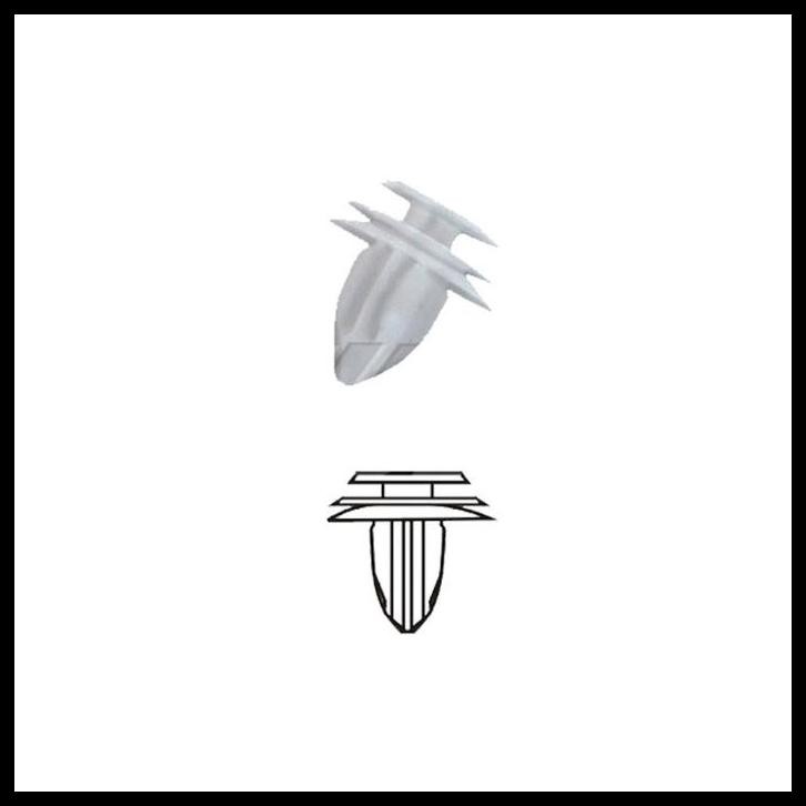 

TERBARU JTC RD53-AUTOMOTIVE PLASTIC CLIPS 100PCS PER PKG !!!!!!