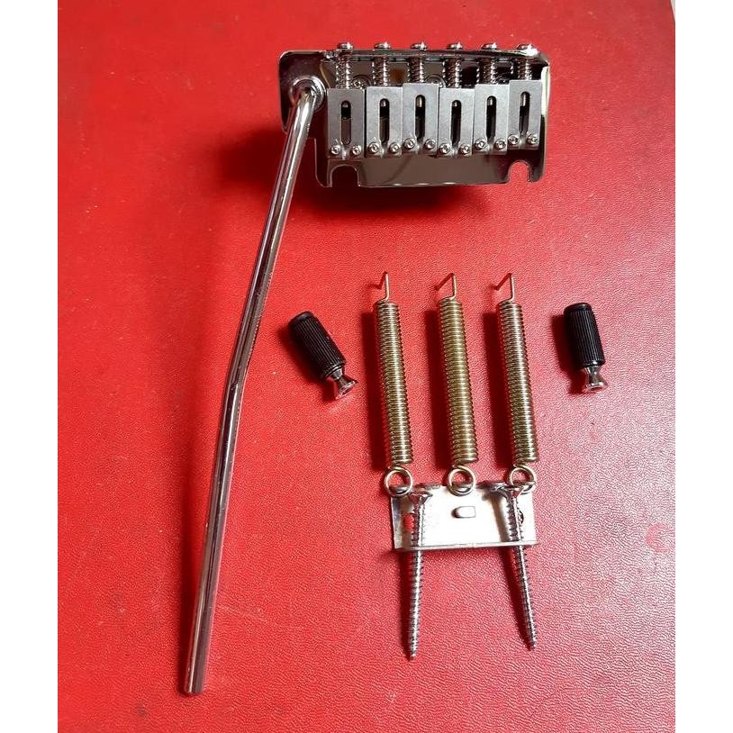 baru Tremolo Gitar GOTOH.warna Silver CROME. Up Down Bridge Tremolo untuk gitar Listrik