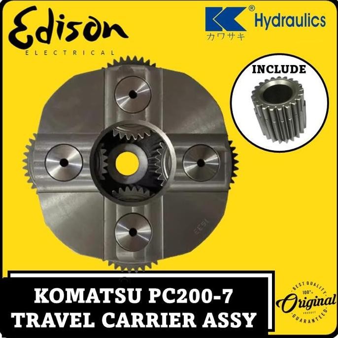 ready KOMATSU PC200-7 PC200-8MO PC200-8EO Travel Carrier Assy 20Y-27-22160 20Y-27-41150 20Y-27-31110