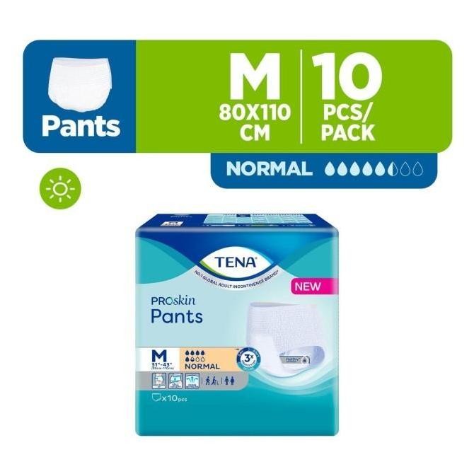 

Tena Proskin Pants Normal Unisex Adult Diapers - M (10pcs)