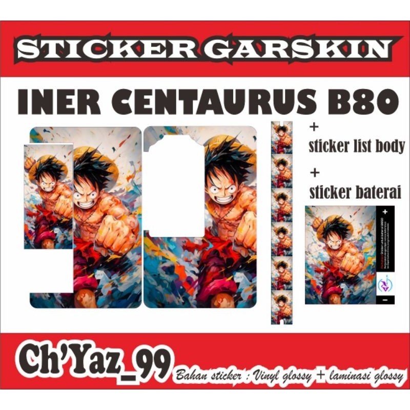 

*Premium Quality* One Piece B80 B Garskin Custom Stiker Maxdecal Bkn Case COD