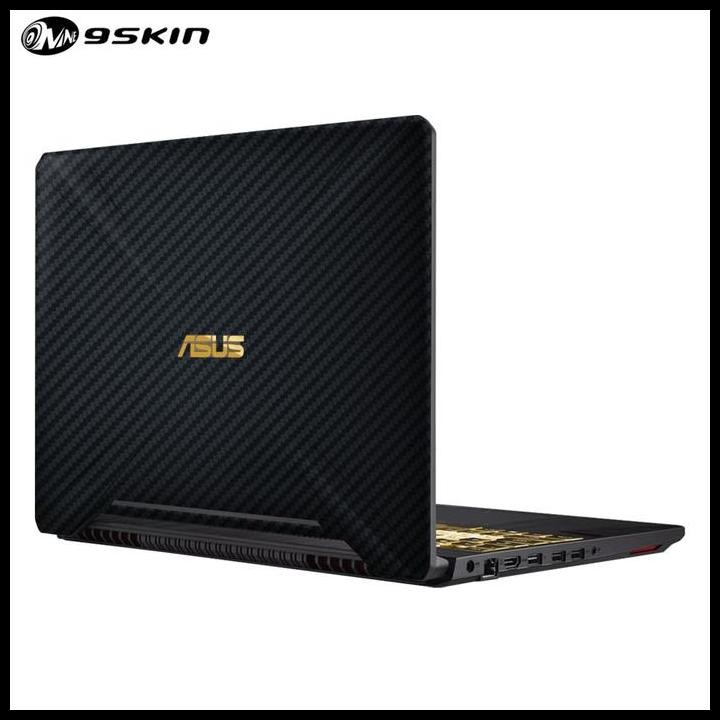 GRATIS ONGKIR SKIN LAPTOP / GARSKIN TUF GAMING FX505 - VINYL BLACK CARBON (FRONT) 