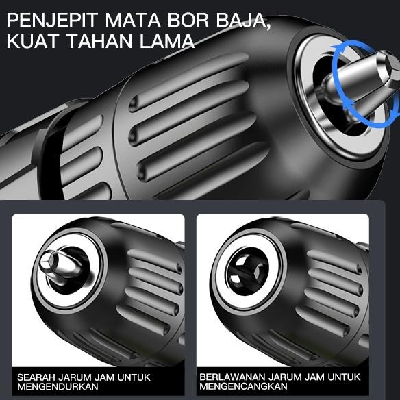 ZPER BOR LISTRIK 12V MESIN BOR BATERAI TANGAN CORDLESS DRILL BATTERY BOR TANPA KABEL ZP011