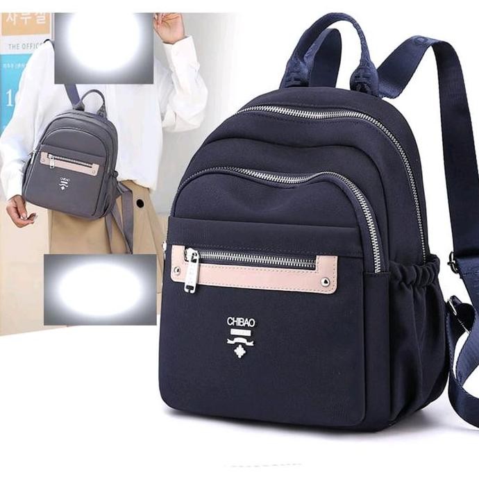Tas ransel wanita chibao terbaru 2023 CBA8221 Kanvas Backpack Cewek Canvas