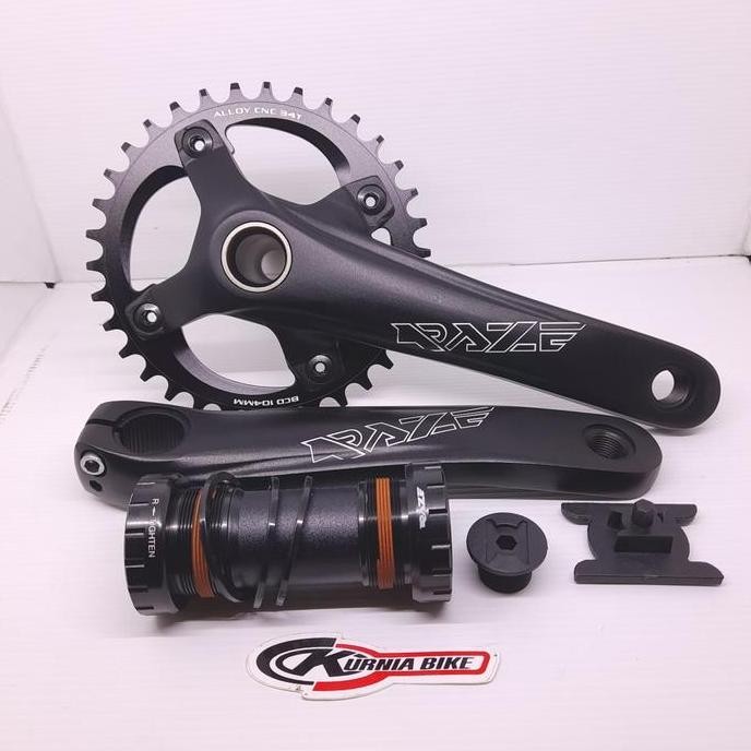 crank mtb raze hollowtech II single