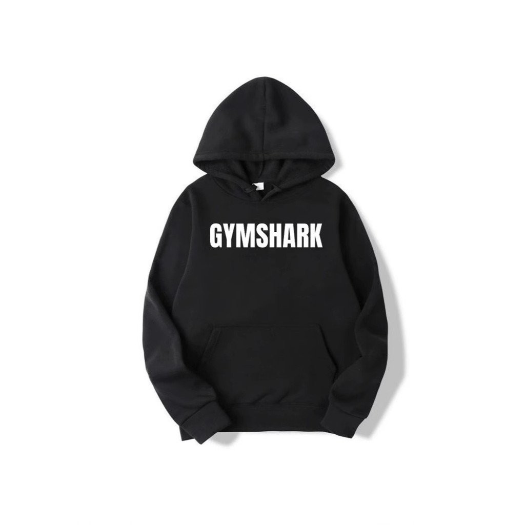 GYMSHARK Men's Terry Cloth Hooded Sweatshirt Casual Sports Home Hoodie Sweatshirt Unisex