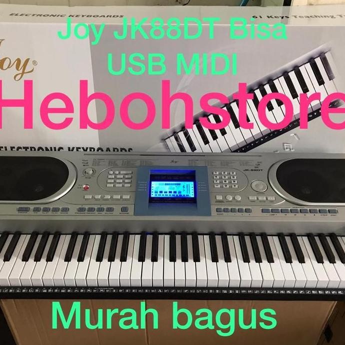 baru Keyboard piano JOY JK 88DT JK88DT BISA USB MIDI ORIGINAL