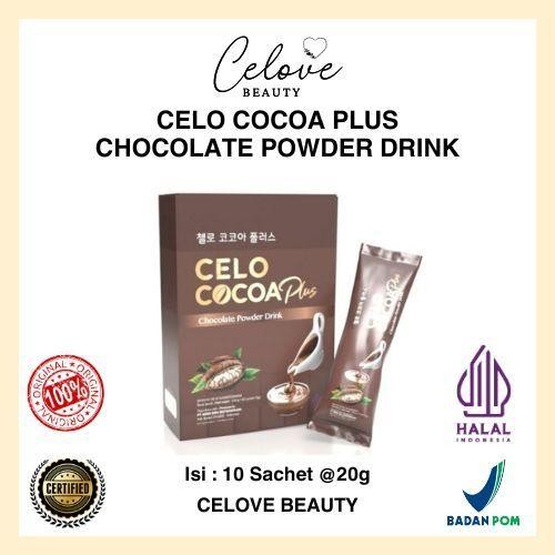 

FM [ READY STOCK ] CELO COCOA PLUS CHOCOLATE POWER DRINK || CELOVE BEAUTY