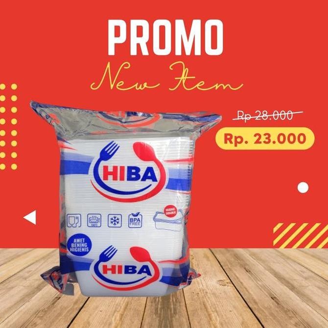 THINWALL HIBA 500ML 650ML 750ML 1000ML RECTANGLE / THINWALL RECTANGLE