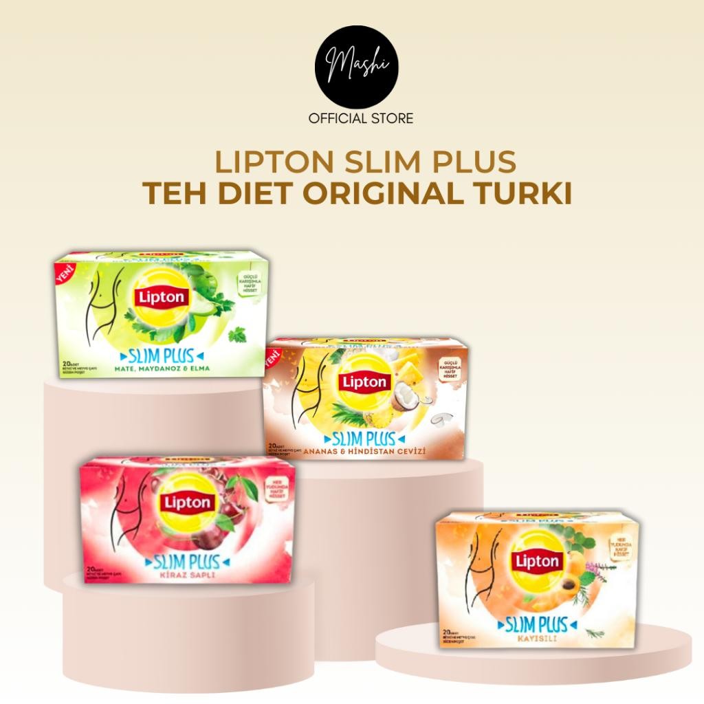 

FM Lipton Tea SLIM PLUS - Teh Herbal Langsing - Teh Diet - 100% Original Turki