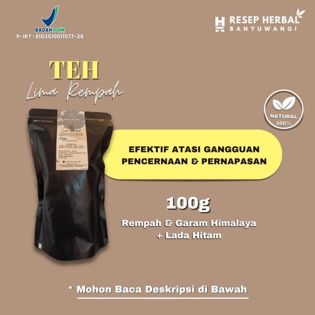 

FM TEH LIMA REMPAH RAMUAN IBU JAHE, KUNYIT, KAYU MANIS, SECANG, DAN ADAS MANIS