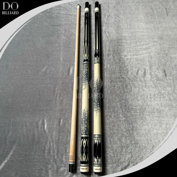 STICK BILLIARD KONLLEN DRAGON SERIES CUE LEATHER GRIP LOW DEFLECTION / STICK KONLLEN DRAGON