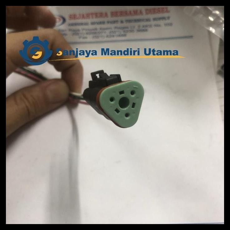 TERMURAH KOMATSU KONEKTOR JANTAN SEGITIGA GOVERNOR MOTOR PC200-7/8 
