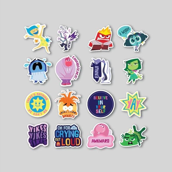 

baru STICKER PACK INSIDE OUT 2 | STICKER TUMBLER | STIKER LAPTOP KOPER HELM