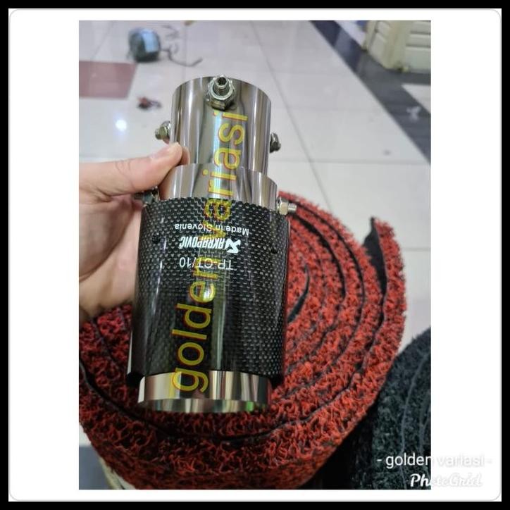 DISKON BUNTUT KNALPOT / MUFFLER AKRAPOVIC CARBON MOBIL HRV 
