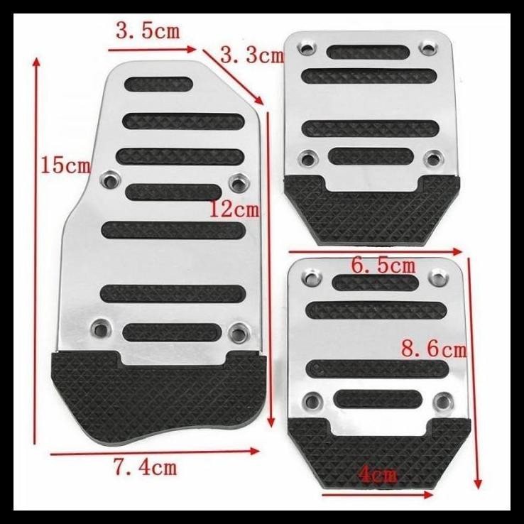 TERMURAH COVER PEDAL GAS MOBIL MANUAL UNIVERSAL MERAH DAIHATSU LUXIO 