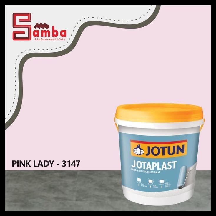 BEST DEAL JOTUN 3147 PINK LADY JOTAPLAST 5,2KG / CAT TEMBOK INTERIOR 