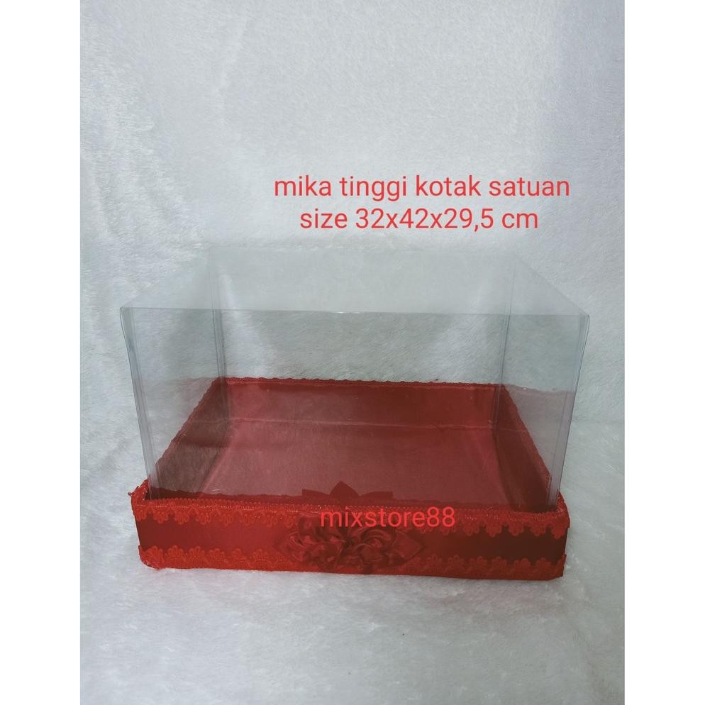 KOTAK SESERAHAN SANGJIT MERAH / NAMPAN SANGJIT MIKA