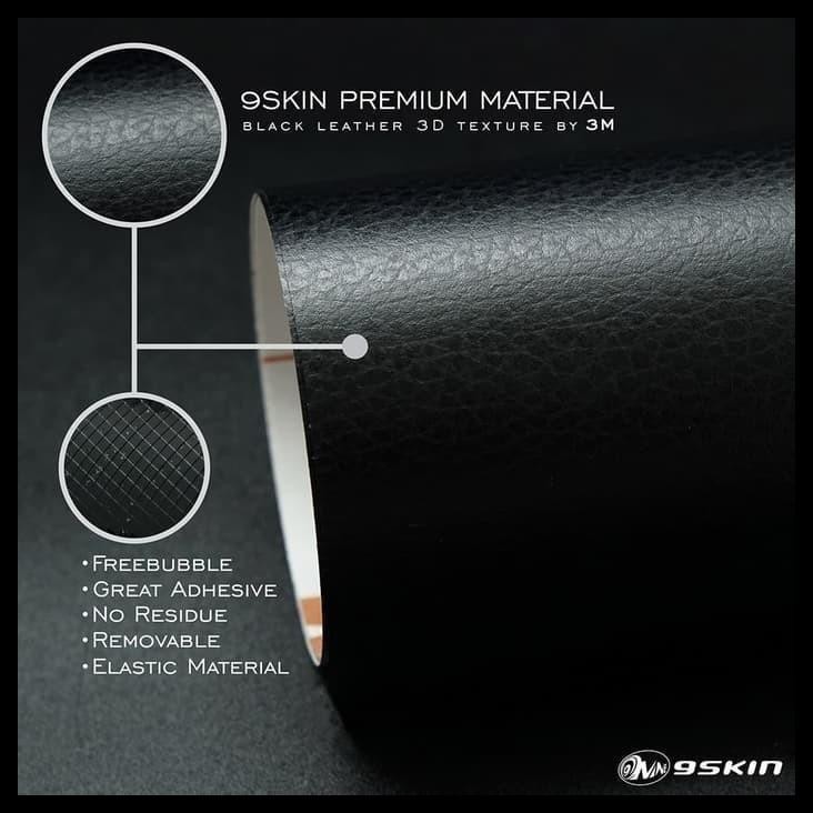 TERMURAH GARSKIN APPLE MACBOOK PRO 16 2021 M1 3M BLACK LEATHER FRONT 